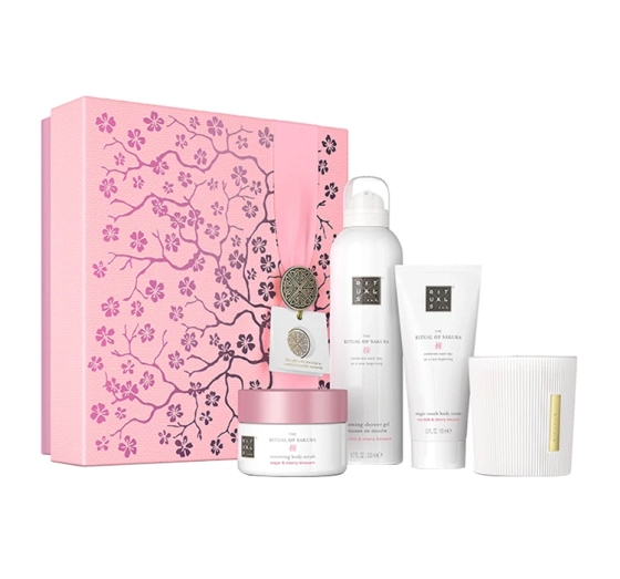 Rituals The Ritual Of Sakura Geschenkset Duschschaum + Creme + Peeling + Kerze