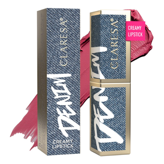 Claresa Denim cremefarbener Lippenstift 06 Plum Wine