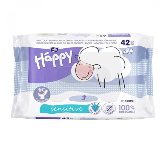 Bella Baby Happy Sensitive Feuchtes Toilettenpapier 42 Stück