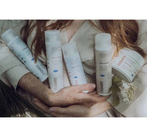 Kliknij na zdjęcie, aby je powiększyć Mohani Mokosza Balancierendes Shampoo für fettiges Haar 250ml