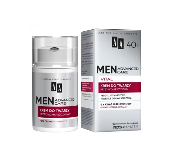 AA Men Advanced Care Vital 40+ Gesichtscreme 50ml