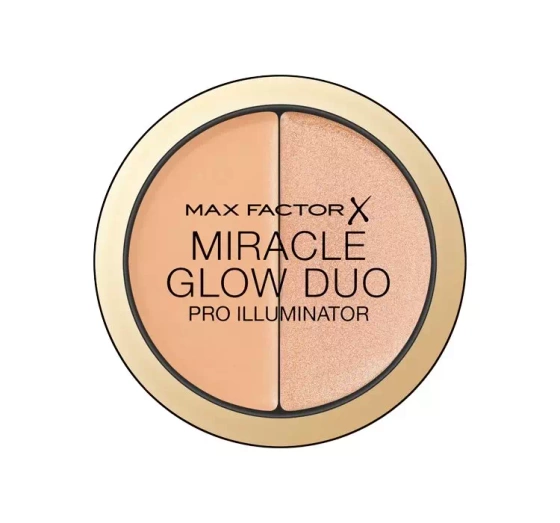 Kliknij na zdjęcie, aby je powiększyć MAX FACTOR MIRACLE GLOW DUO PRO ILLUMINATOR 20 MEDIUM 11G