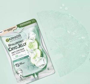 GARNIER HYALURONIC CRYO JELLY FEUCHTIGKEITSSPENDENDE TUCHMASKE 27G