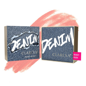 Claresa Denim Rouge „Bouncy“ mit elastischer Formel im Kompaktpuder 01 Rosy Apricot 10 g