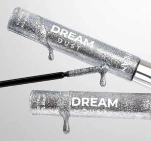 Hean Dream Dust Glitzer-Topper-Wimperntusche mit silbernen Partikeln 13 ml