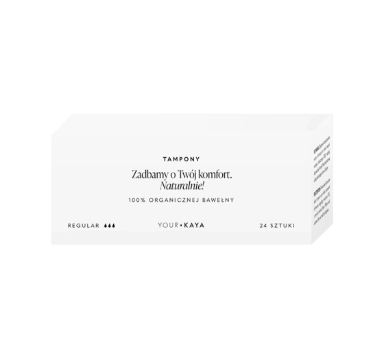 YOUR KAYA TAMPONS AUS BIO BAUMWOLLE REGULAR 24 STÜCK