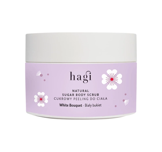 Kliknij na zdjęcie, aby je powiększyć Hagi White Bouquet Glättendes Zucker-Peeling für Körper 200 g