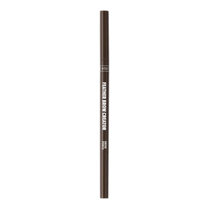 Wibo Feather Brow Creator Augenbrauenstift mit Bürstchen, Dark Brown, 0,1 g