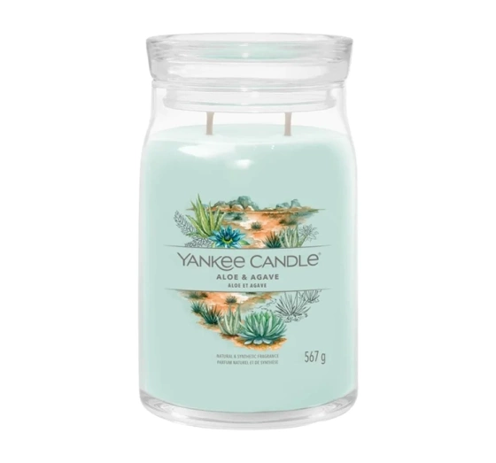 Yankee Candle Signature Große Duftkerze Aloe & Agave 567 g