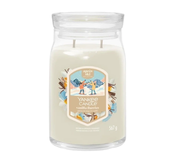 Kliknij na zdjęcie, aby je powiększyć Yankee Candle Signature Apres Ski Große Duftkerze Vanilla Flurries 567 g