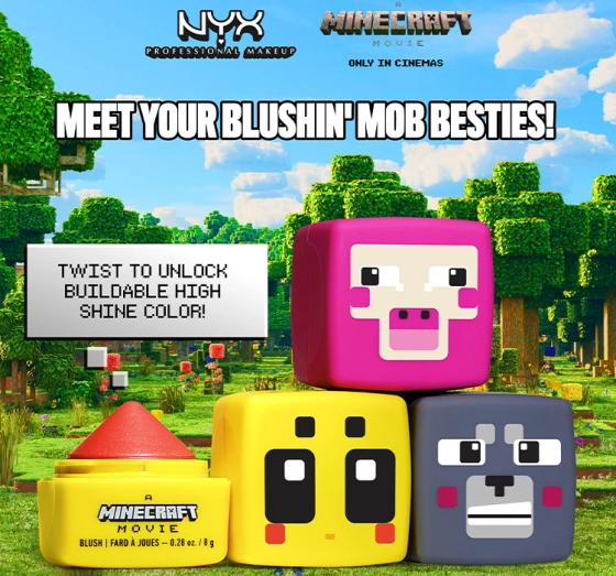 NYX Professional Makeup × A Minecraft Movie Cremiges Rouge 05 Oh She Baaahd 8 g