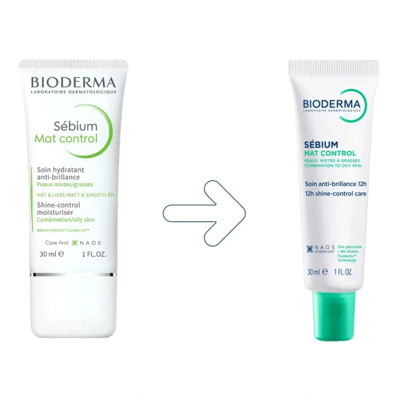 Bioderma Sebium Mat Control Mattierend-glättende Feuchtigkeitscreme 30ml