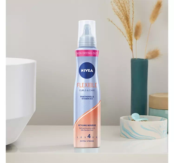 NIVEA Flexible Curls&Care; Mousse Haarschaum 150 ml