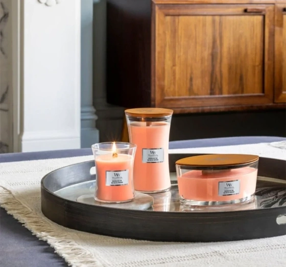 Kliknij na zdjęcie, aby je powiększyć WoodWick Large Jar Candle Duftkerze Manuka Nectar 610 g