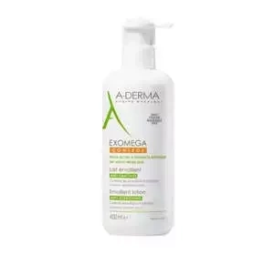 A-derma Exomega Control lindernde Milch gegen Kratzen 400ml