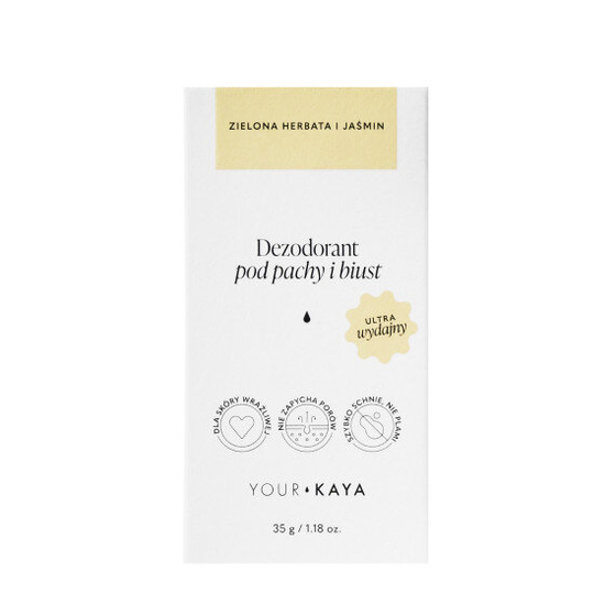 Kliknij na zdjęcie, aby je powiększyć Your Kaya Roll-On Deodorant Grüner Tee & Jasmin 35ml