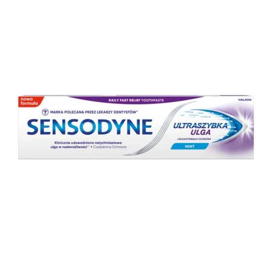Kliknij na zdjęcie, aby je powiększyć SENSODYNE RAPID RELIEF ZAHNPASTA SCHNELLE LINDERUNG DER ÜBEREMPFINDLICHKEIT 75 ML