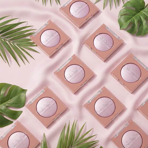 Kliknij na zdjęcie, aby je powiększyć NAM Shimmer Blusher – strahlendes Rouge 04 Icy Lavender 4 g