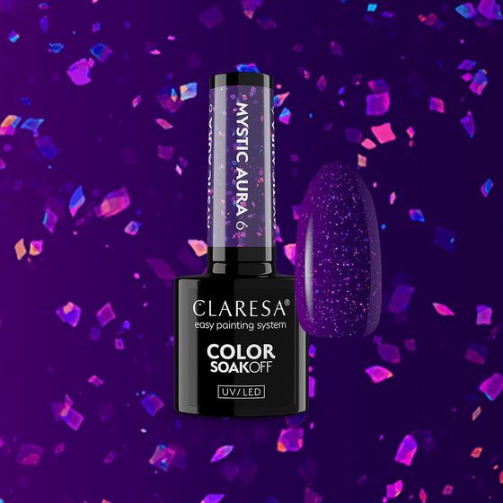Claresa Hybrid-Nagellack Mystic Aura 6, 5 g