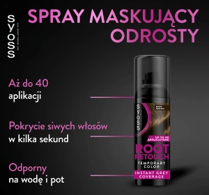 SYOSS ROOT RETOUCHER ABWASCHABRES FARBSPRAY DUNKELBRAUN 120ML