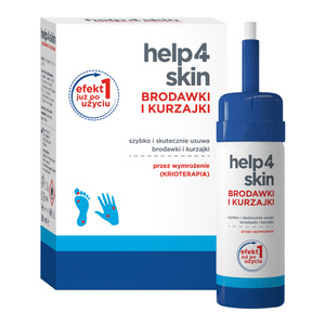 Help4skin Warzen und Plaketten – Präparat zur Entfernung von Warzen und Plaketten mittels Kryotherapie, 50 ml