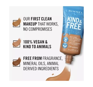 RIMMEL KIND & FREE GRUNDIERUNG 210 GOLDEN BEIGE 30ML