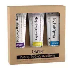 ANWEN SPÜLUNGSSET FÜR HAARE MIT MITTLERER POROSITÄT MAGNOLIE + IRIS + HOLUNDER