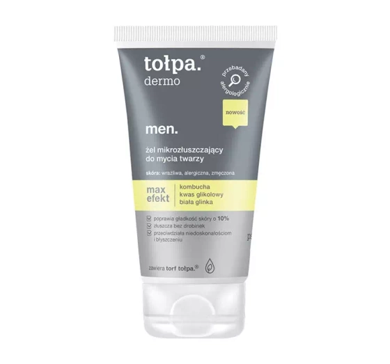 TOŁPA DERMO MEN MIKRO-PEELING-GESICHTSWASCHGEL 150ML