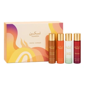 Paris Corner Eau de Parfum Spray Taskeen 15 ml + Taskeen Lactéa Divina 15 ml + Taskeen Marina 15 ml + Taskeen Caramel Cascade 15 ml