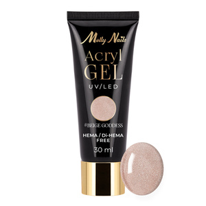 Molly Nails Acrylgel zum Verlängern und Aufbauen von Nägeln „Beige Goddess“ 30 ml