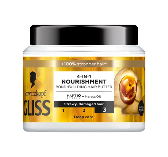 GLISS 4-IN-1 NOURISHMENT HAARMASKE 400ML