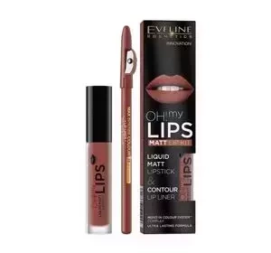 EVELINE OH MY LIPS FLÜSSIGER LIPPENSTIFT + LIPLINER 08