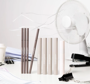 Everybody London Drehbarer Augenbrauenstift mit Bürstchen Ash Brown 0,1 g