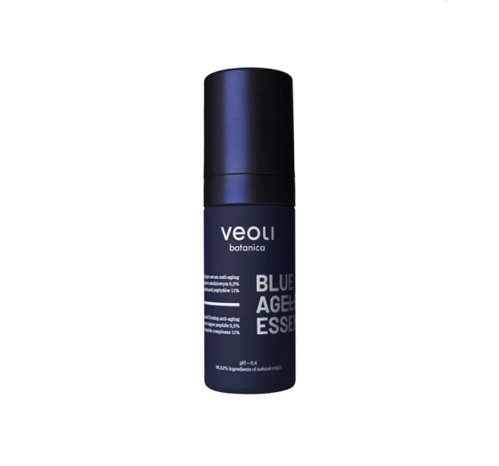 Veoli Botanica Blue Ageless Essence Faltenauffüllendes und straffendes Anti-Aging-Serum 30ml