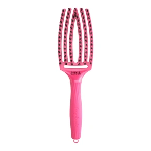 Olivia Garden Fingerbrush And Beyond Haarbürste mit gemischten Borsten M4r5 Red