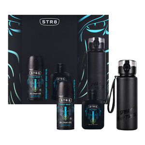 STR8 Wild Beat Eau de Toilette Spray 100 ml + Deodorant-Spray 150 ml + Trinkflasche 500 ml