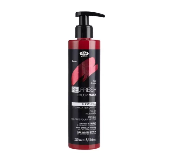 LISAP MILANO REFRESH COLOR MASK FÄRBENDE HAARMASKE RED 250ML