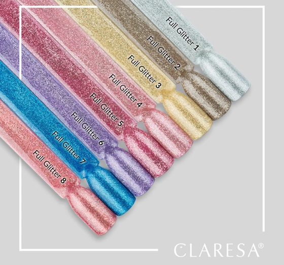 Kliknij na zdjęcie, aby je powiększyć Claresa Hybridnagellack Full Glitter 6 5 g