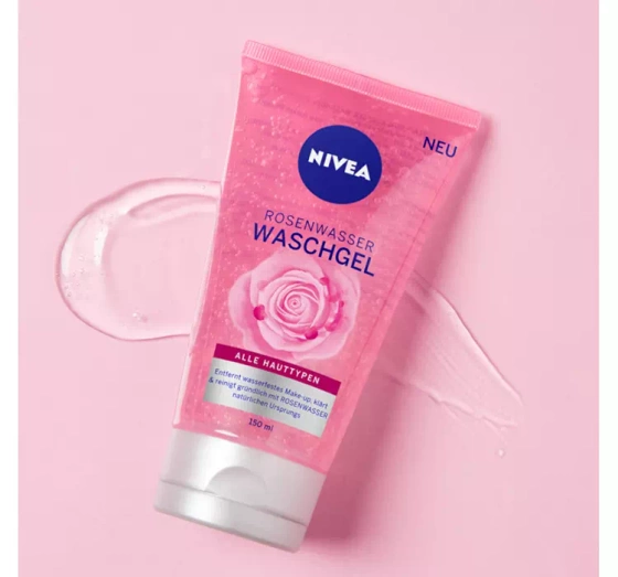 Kliknij na zdjęcie, aby je powiększyć NIVEA Rose Touch Mizellen-Reinigungsgel mit Rosenwasser 150 ml