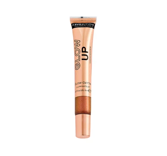MAKEUP REVOLUTION GLOW UP LIQUID HIGHLIGHTER FLÜSSIGER HIGHLIGHTER GLOW GETTA 8ML