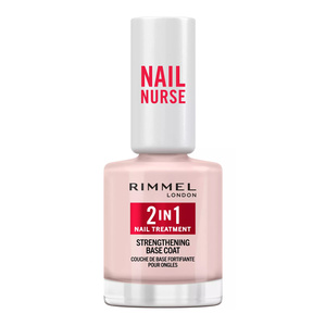 Rimmel Nail Nurse 2-in-1-Nagelpflege – Nagellack-Grundierung mit stärkendem Effekt, 12 ml