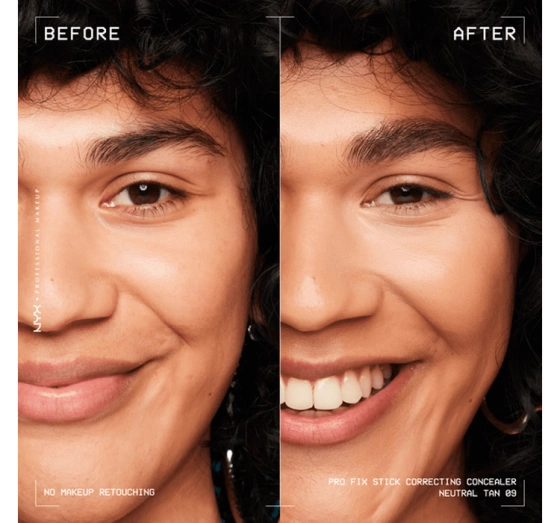 NYX Professional Makeup Pro Fix Stick Concealer-Stick für das Gesicht 09 Neutral Tan 1,6 g
