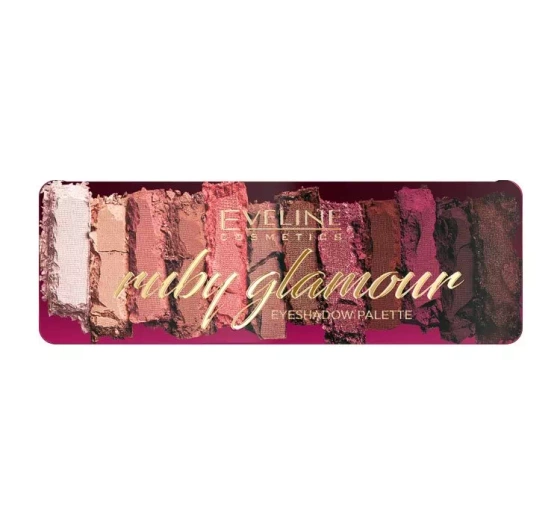 EVELINE RUBY GLAMOUR EYESHADOW PALETTE 12 G