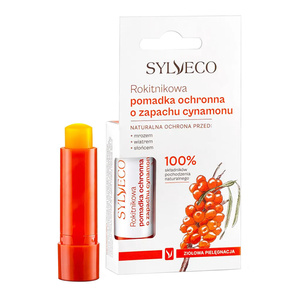 Sylveco Sanddorn-schützender Lippenstift mit Zimtduft 4,6 g