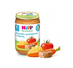 HiPP Bio Menü nach dem 9. Monat – Nockerln mit Tomaten und Kalbfleisch 220g