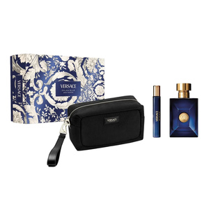 VERSACE DYLAN BLUE POUR HOMME EDT SPRAY 100ML + 10ML + KOSMETIKTASCHE SET