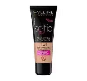 EVELINE SELFIE TIME FOUNDATION UND CONCEALER 02 IVORY 30ML