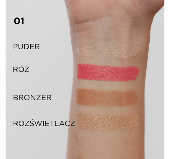 Kliknij na zdjęcie, aby je powiększyć EVELINE WONDER MATCH PALETTE FÜR GESICHTSKONTURIERUNG 01 10,8G