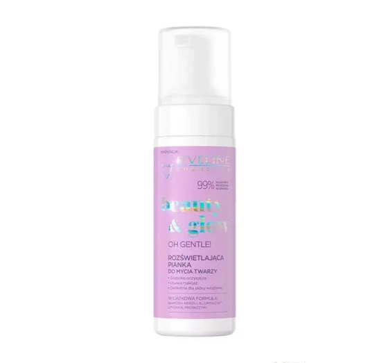 EVELINE BEAUTY&GLOW OH GENTLE AUFHELLENDER GESICHTSREINIGUNGSSCHSAUM 150ML