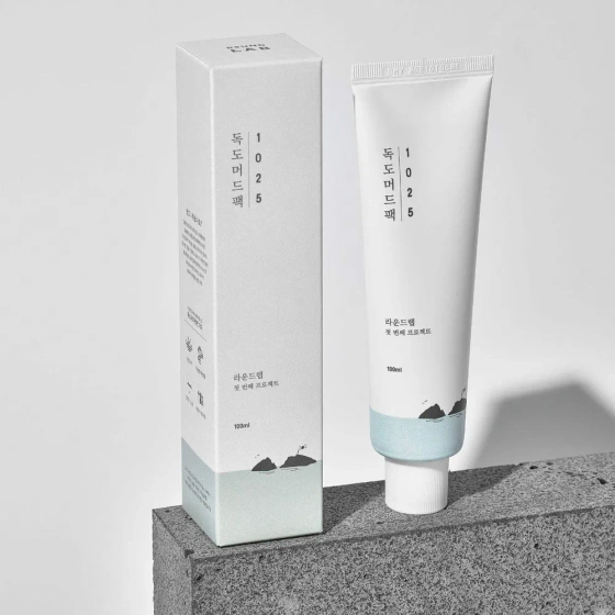 Round Lab 1025 Dokdo Mud Pack – reinigende Gesichtsmaske mit Tonerde, 100 ml